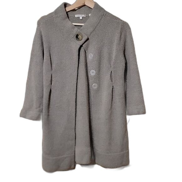 Vince Wool Cashmere Long Cardigan Duster Sweater Thick Capsule Wardrobe Size XS - Picture 1 of 9